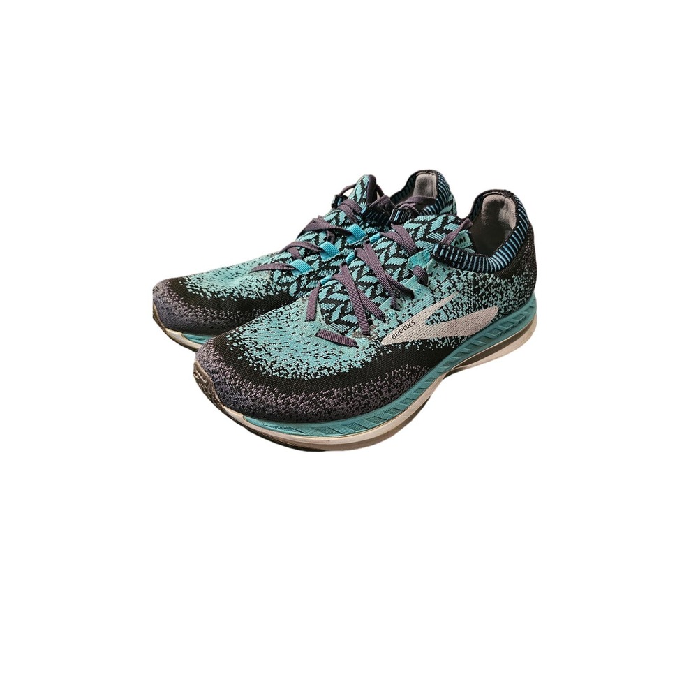 Brooks‎ Bedlam Women's Running Shoes Size 9.5 B Black Blue Teal 1202721B321
